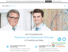 Tablet Screenshot of dr-radu.de